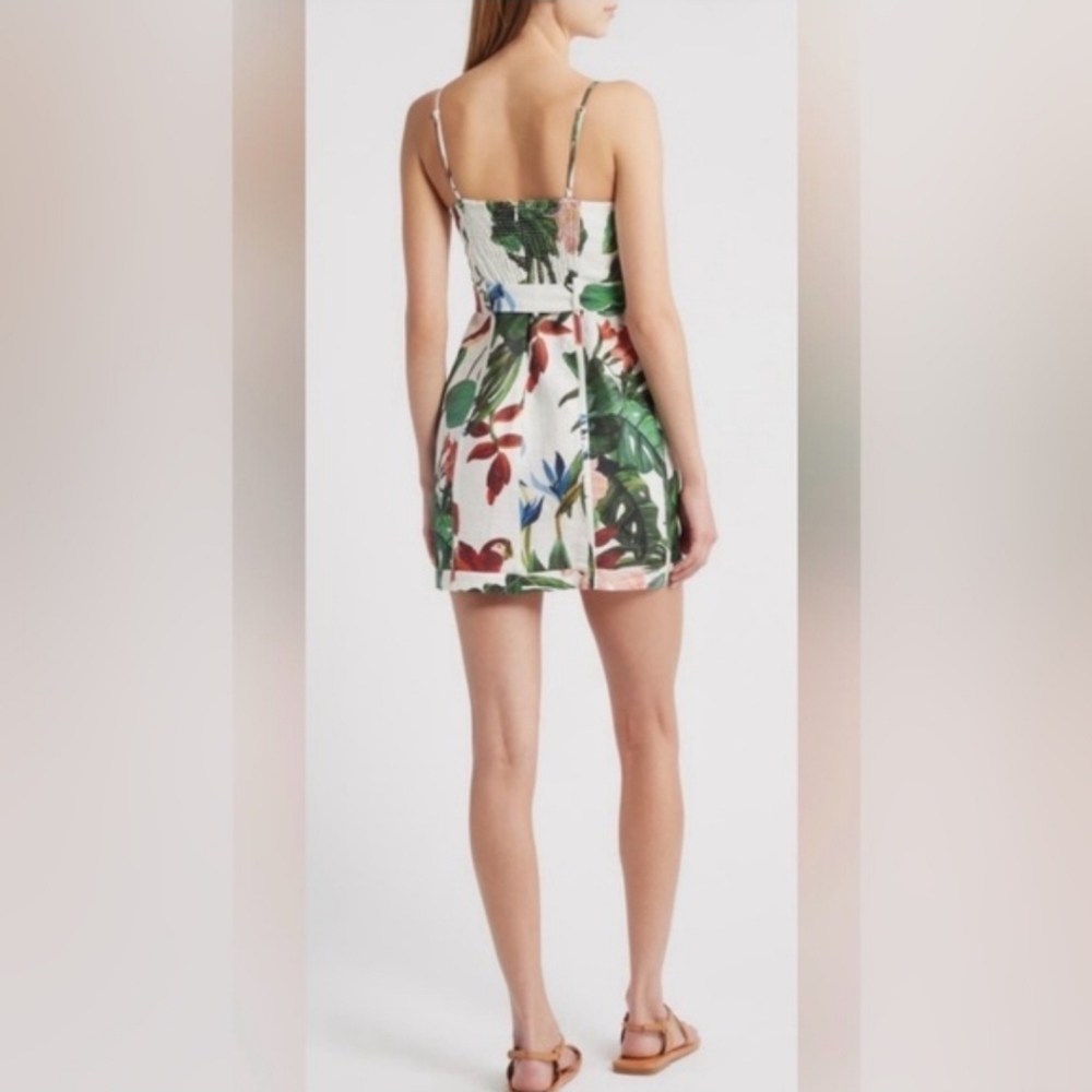 FARM Rio Tropical Linen Sundress with Belt - Picture 11 of 11
